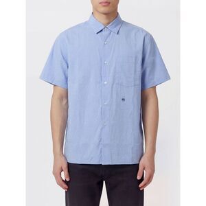 Nanamica Shirt Men Gnawed Blue